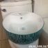 LAVABO ĐẶT BÀN CÓ HOA VĂN MÃ SỐ 358