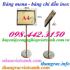 Bảng chỉ dẫn – bảng menu – bảng thông báo A4 bằng inox
