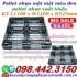 Pallet nhựa xuất khẩu 1100x1100x125mm màu đen