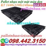 Pallet nhựa mới 1440x1100x140mm màu đen - Pallet nhựa xuất khẩu