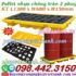 Pallet nhựa chống tràn dầu - hóa chất 2 phuy 1300x680x150mm