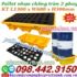 Pallet nhựa chống tràn dầu - hóa chất 2 phuy 1300x680x300mm
