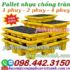 Pallet nhựa chống tràn dầu - hóa chất dùng đặt 1 phuy - 2 phuy - 4 phuy