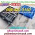 Pallet nhựa 1200x1000x150mm có lõi sắt 3 đường thẳng đen - xanh giá rẻ call 0984423150 Huyền