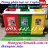 Thùng rác 3 ngăn nắp lật nhựa composite giá siêu cạnh tranh call 0984423150 – Huyền