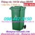 Thùng rác 160 lít nhựa HDPE