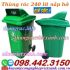 Thùng rác nhựa 240 lít nắp hở