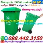 Bán thùng rác nhựa 240 lít với giá khuyến mãi siêu hấp dẫn call/zalo 0984423150 Huyền