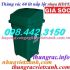 Thùng rác nắp lật 60 lít nhựa HDPE