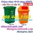 Thùng rác 90 lít nhựa HDPE nắp kín và nắp hở call 0984423150 - Huyền