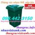 Thùng rác 90 lít nắp kín nhựa HDPE VX90K