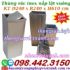 Thùng rác inox nắp lật hình vuông kích thước 240x240x610mm