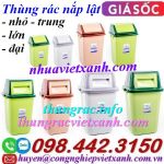 Thùng rác nắp lật nhựa PP nhỏ - trung - lớn - đại