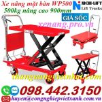 Xe nâng mặt bàn WP500 - 500kg nâng cao 900mm sale giá cực sốc