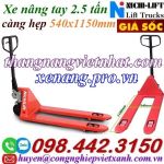 Xe nâng tay 2500kg càng hẹp AC25S