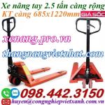 Xe nâng tay 2.5 tấn càng rộng AC25M NIULI