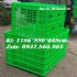Sọt nhựa đẩy hàng trong phân xưởng, sọt nhựa, sọt kéo hàng, sọt có 26 bánh xe tại hà nội