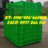 Sóng nhựa 26 bánh xe giá tốt, sóng nhựa đẩy hàng trong xí nghiệp, bán sọt nhưa kích thước lớn toàn quốc