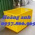 Thùng đặc có bánh xe dưới đáy, thùng đặc đựng hàng, thùng đăch đựng đồ cơ khí trong nhà xưởng